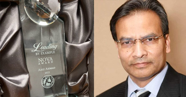 Aziz Ahmad wins WGES Nova Award 2022