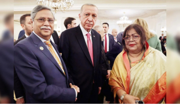 রাষ্ট্রপতি সাহাবুদ্দিনের সঙ্গে এরদোয়ানের কুশল বিনিময়