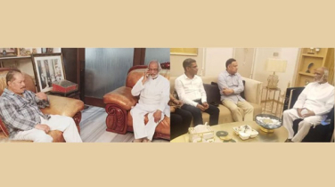 সদ্য কারামুক্ত দুই নেতার বাসায় মঈন খান