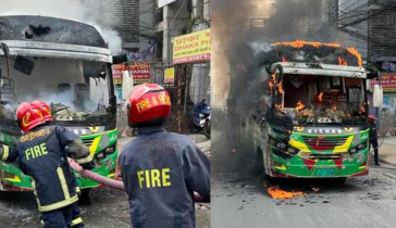 শাহজাদপুরে রাইদা পরিবহনে আগুন