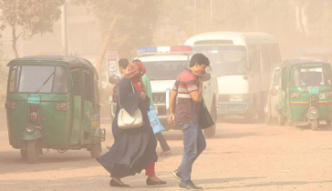 আজও বায়ুদূষণে শীর্ষে ঢাকা