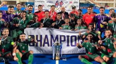 চীনকে হারিয়ে জুনিয়র হকির শিরোপা ধরে রাখলো বাংলাদেশ