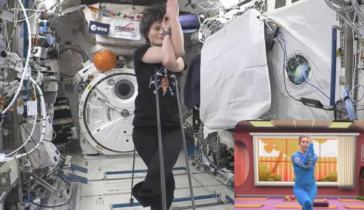 মহাকাশ স্টেশনে নভোচারীদের নাচের ভিডিও ভাইরাল মহাকাশ স্টেশনে নভোচারীদের নাচের ভিডিও ভাইরাল