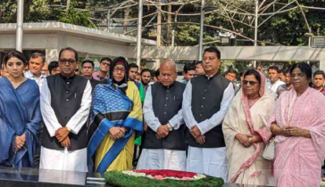 বঙ্গবন্ধুর প্রতিকৃতিতে নতুন ৭ প্রতিমন্ত্রীর শ্রদ্ধা