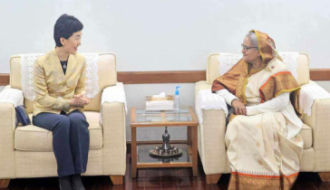 প্রধানমন্ত্রীর সঙ্গে চীনের প্রতিনিধি দলের সৌজন্য সাক্ষাৎ