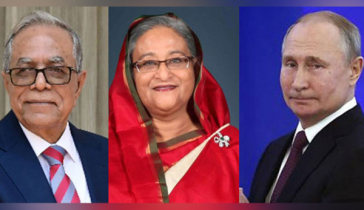 স্বাধীনতা দিবসে রাষ্ট্রপ‌তি-প্রধানমন্ত্রীকে পু‌তিনের অভিনন্দন