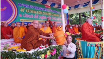 রাঙ্গামাটিতে কঠিন চীবর দানোৎসব সম্পন্ন 