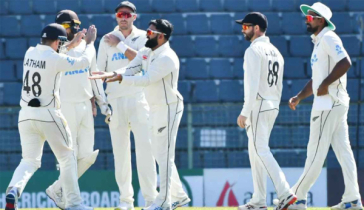 টাইগারদের ব্যাটিং ব্যর্থতায় প্রথম দিনে চালকের আসনে নিউজিল্যান্ড
