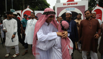 জাতীয় ঈদগাহে ঈদের প্রধান জামাত অনুষ্ঠিত