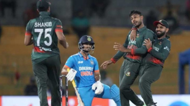 তীব্র প্রতিদ্বন্দ্বিতাপূর্ণ ম্যাচে ভারতের বিপক্ষে বাংলাদেশের জয়