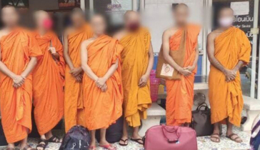 থাইল্যান্ডে গিয়ে বৌদ্ধ ভিক্ষুর বেশ, ৭ বাংলাদেশি গ্রেপ্তার