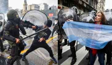 বিক্ষোভে উত্তাল আর্জেন্টিনা, ব্যাপক সংঘর্ষ বিক্ষোভে উত্তাল আর্জেন্টিনা, ব্যাপক সংঘর্ষ