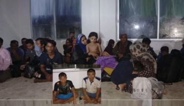 সেন্টমার্টিনে আসা রোহিঙ্গাবোঝাই ট্রলারটি ফেরত পাঠানো হয়েছে